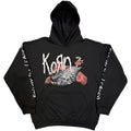 Korn Unisex Pullover Hoodie: Follow The Leader (Black) (Sleeve Print)