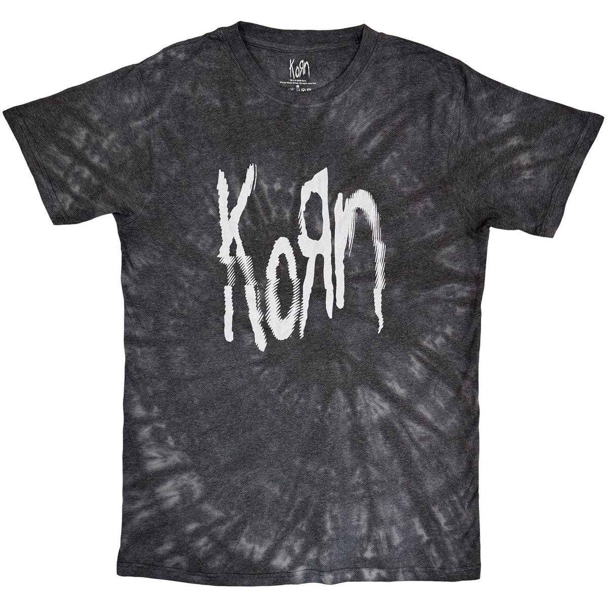 Korn Unisex T-Shirt: Spider Glitch (Black) (Wash Collection)