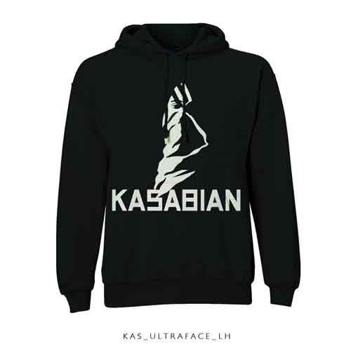 Kasabian: Ultra Face Unisex Pullover Hoodie (Black)