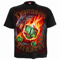 Spiral Unisex T-Shirt: Dungeon Master (Black) (Back Print)