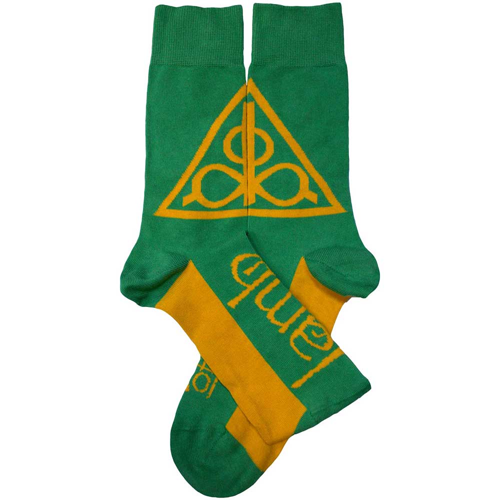 Lamb Of God Unisex Ankle Socks: Triangle (Green) (UK Size 7 - 11)
