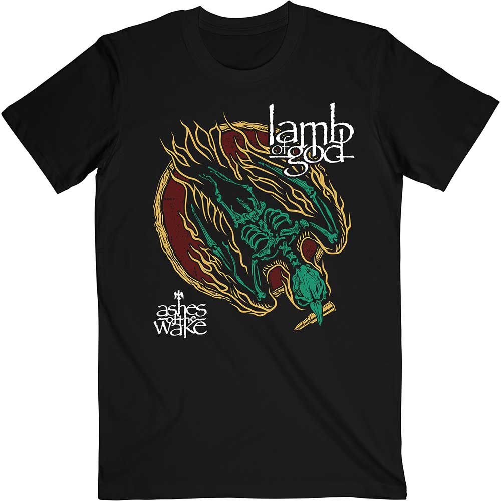 Lamb Of God Unisex T-Shirt: Ashes of the Wake (Black)