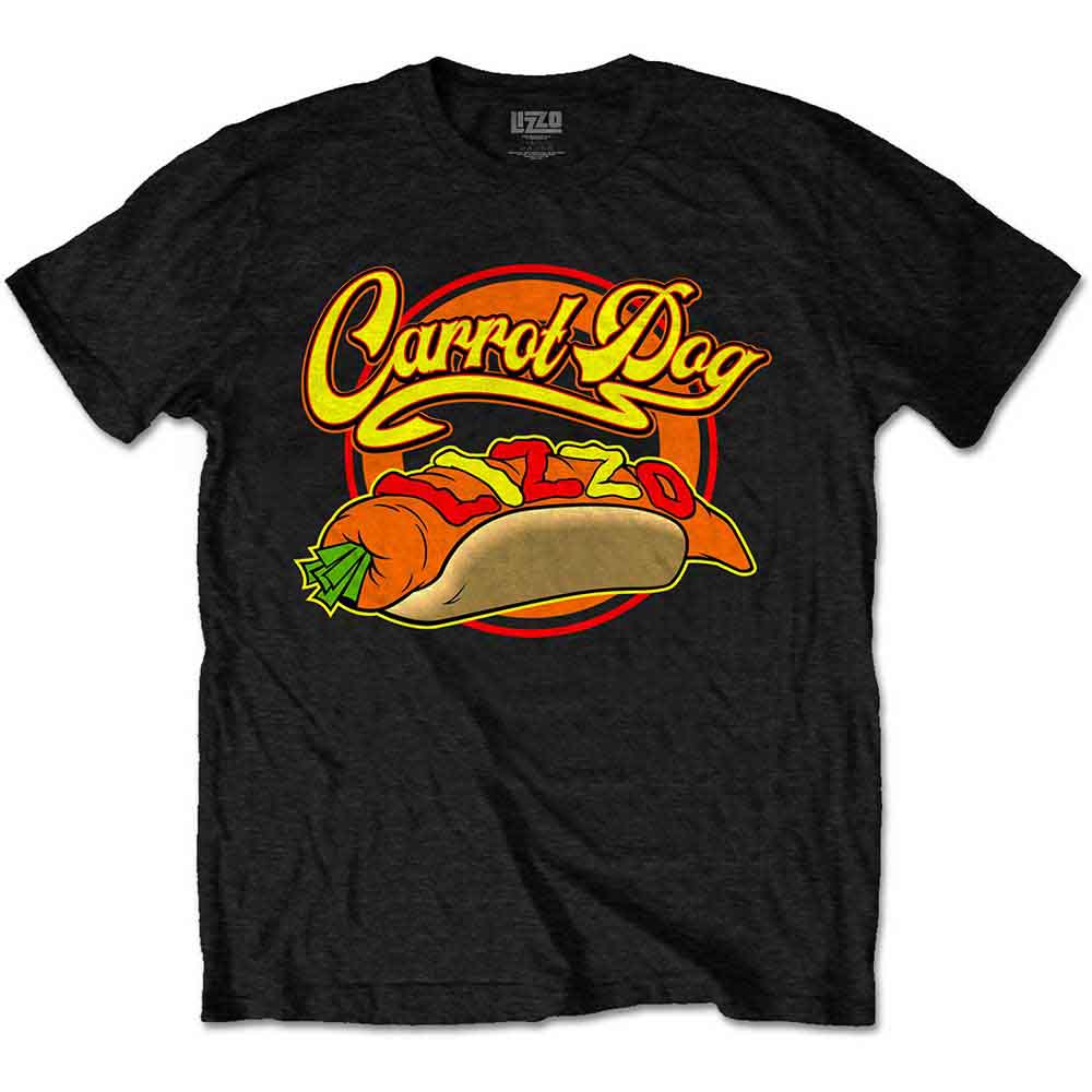 Lizzo Unisex T-Shirt: Carrot Glizzy (Black)