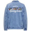 Looney Tunes Unisex Denim Jacket: That's All Folks Characters (Denim Blue) (Back Only)