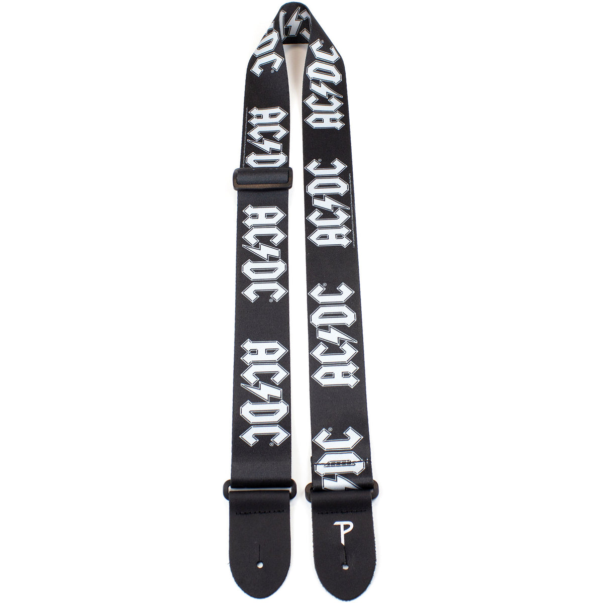 AC/DC  Guitar Strap (Poly): Logo (Black)