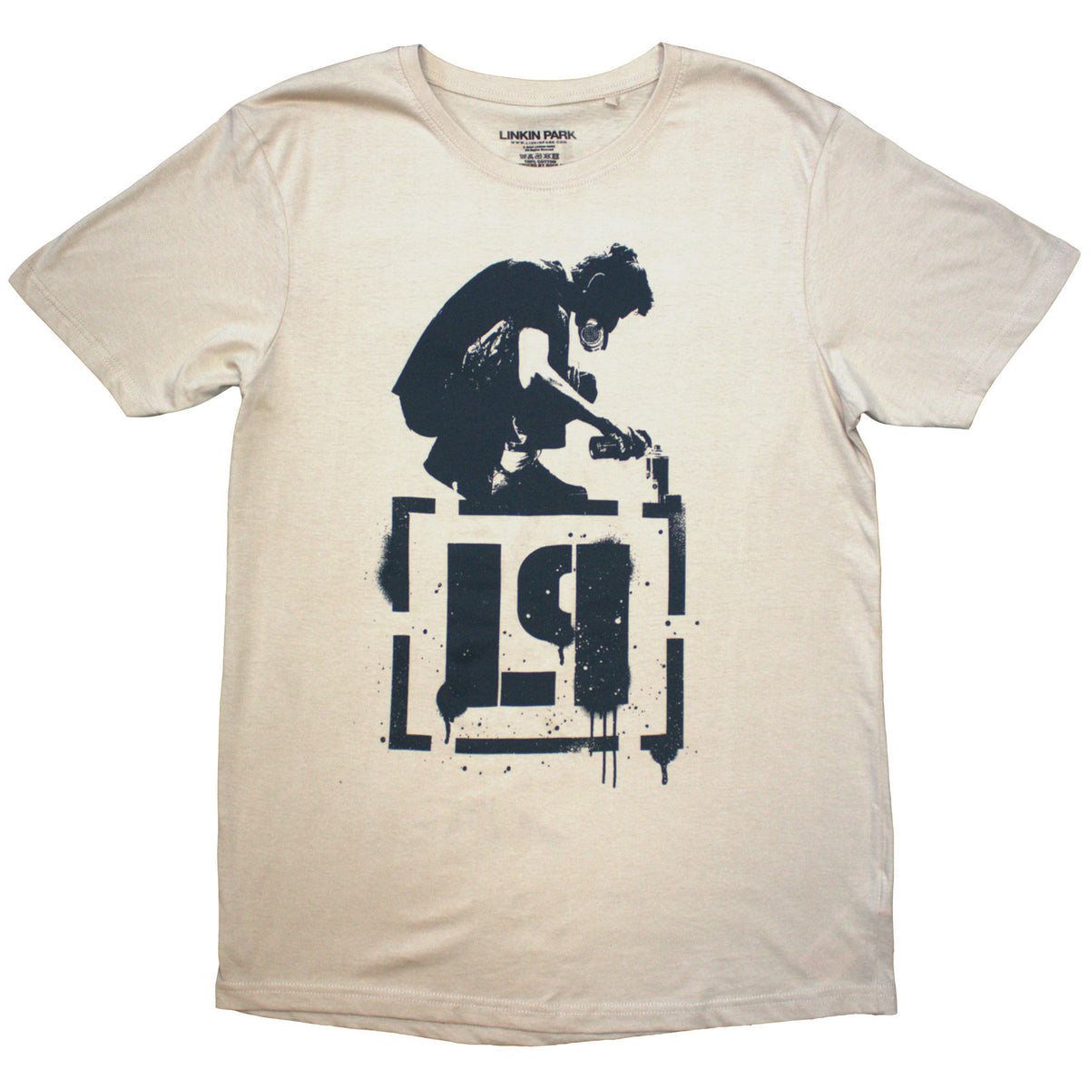 Linkin Park Unisex T-Shirt: Meteora (Sand) (Back Print)