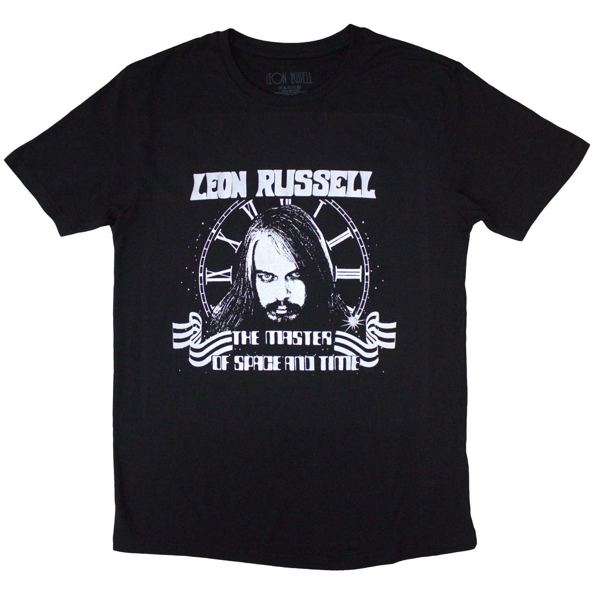 Leon Russell Unisex T-Shirt: Space & Time (Black)