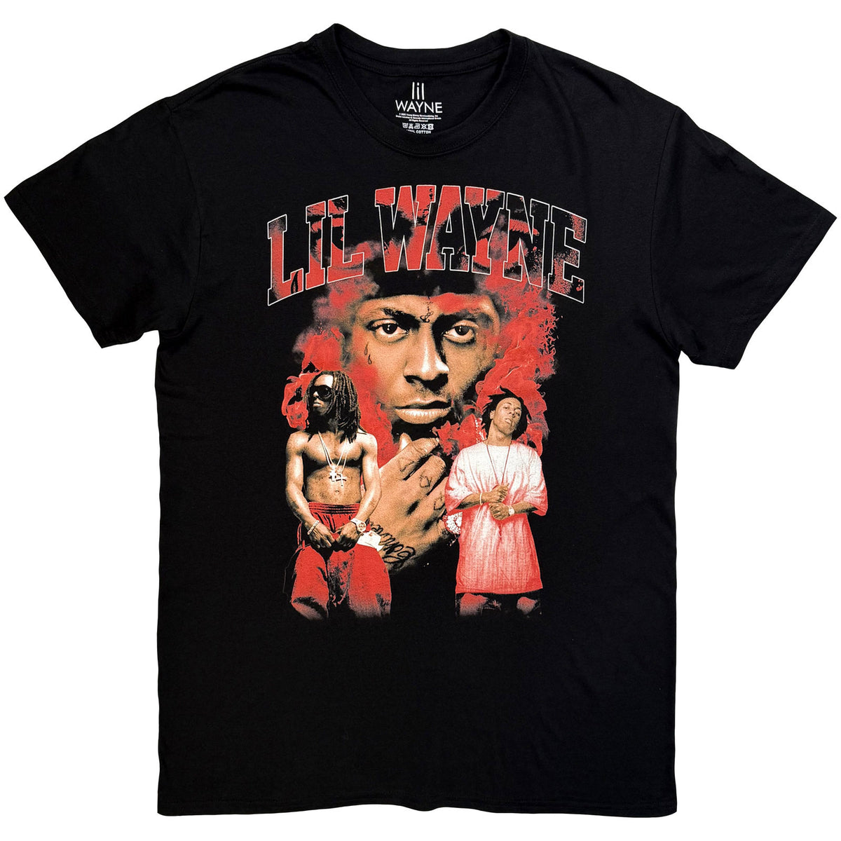 Lil Wayne Unisex T-Shirt: Fire (Black)