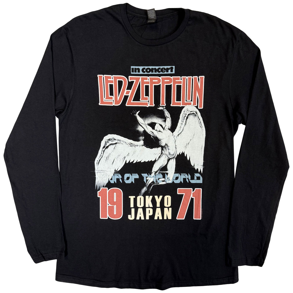 Led Zeppelin Unisex Long Sleeve T-Shirt: Japanese Icarus (Black)
