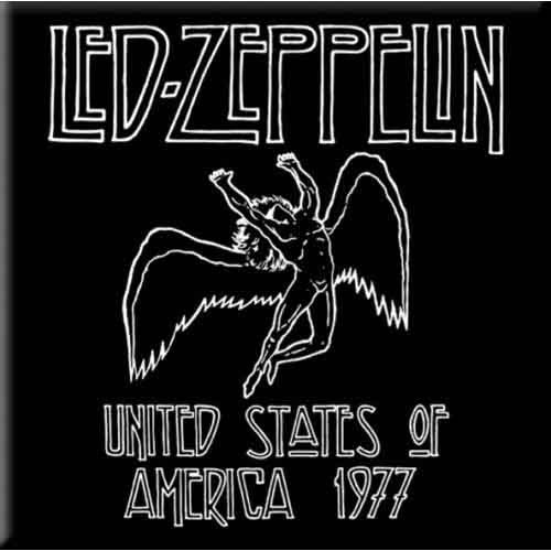 Led Zeppelin: 1977 USA Tour Fridge Magnet