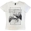 Led Zeppelin: Icarus Burst Ladies T-Shirt (White)