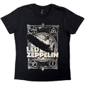 Led Zeppelin: Vintage Print LZ1 Ladies T-Shirt (Black)