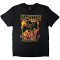 Led Zeppelin: Black Flames Unisex T-Shirt (Black)