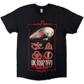 Led Zeppelin: UK Tour '71. Unisex T-Shirt (Black)