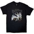 Led Zeppelin: US 1975 Tour Flag Unisex T-Shirt (Black)