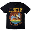 Led Zeppelin: USA Tour '75. Unisex T-Shirt (Black)