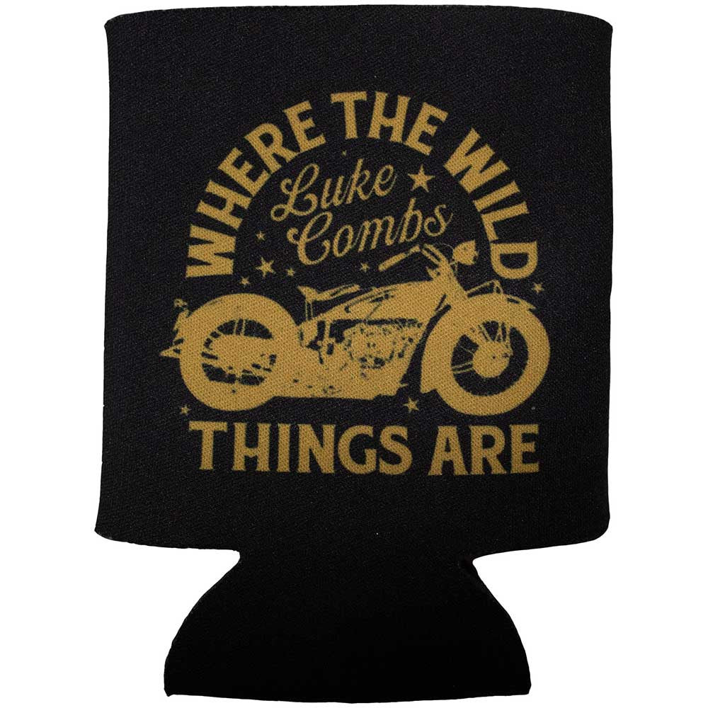 Luke Combs: Tour '23 Where The Wild Things Are Koozie (Black) (Ex-Tour)