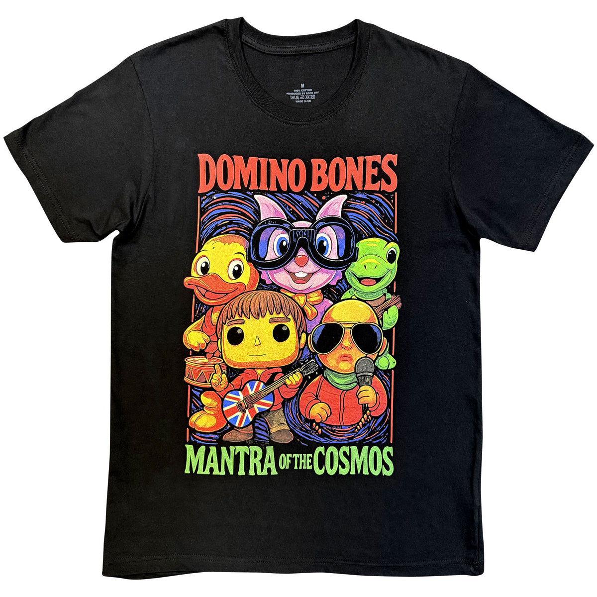Mantra of the Cosmos Unisex T-Shirt: Domino Bones (Black)