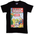 Marvel Comics Unisex T-Shirt: Earth's Mightiest... Comic Cover (Black)