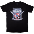 Marvel Comics Unisex T-Shirt: Captain America Brave New World Shield (Black)