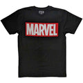 Marvel Comics Unisex T-Shirt: Box Logo (Black)