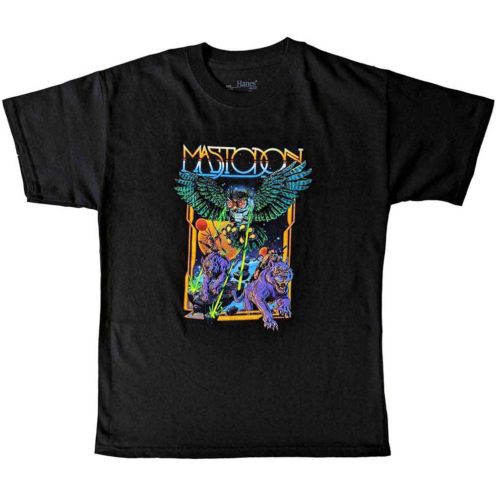 Mastodon Kids T-Shirt: Space Owl (Black)