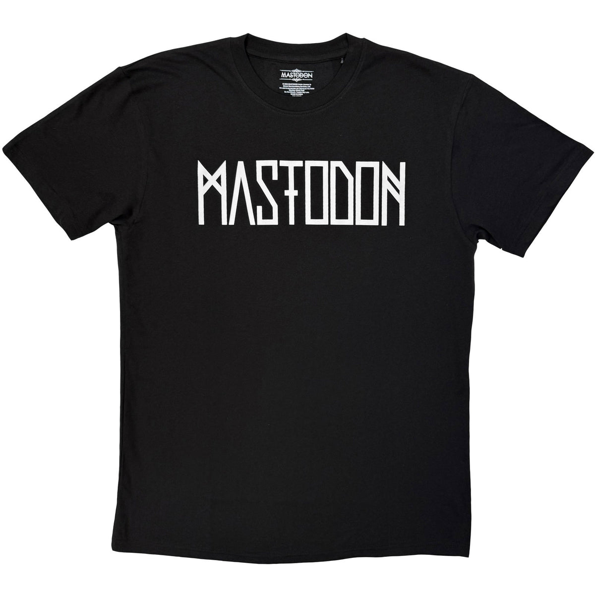 Mastodon Unisex T-Shirt: Logo Mono (Black)