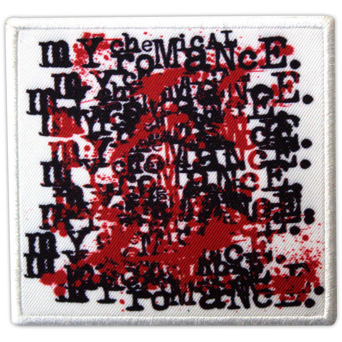 My Chemical Romance Standard Patch: Sweet Revenge Logo Repeat