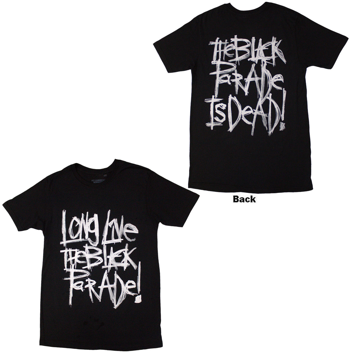 My Chemical Romance Unisex T-Shirt: Long Live The Black Parade (Black) (Back Print)
