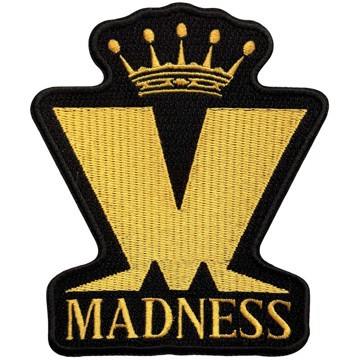 Madness Woven Patch: Crown & M
