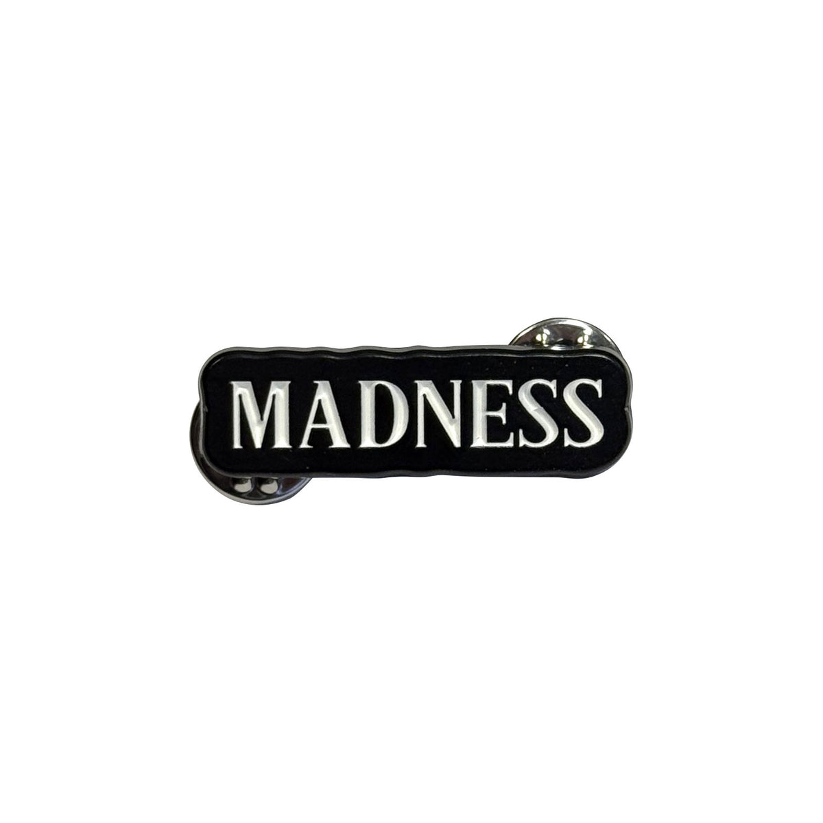 Madness Pin Badge: Text Logo
