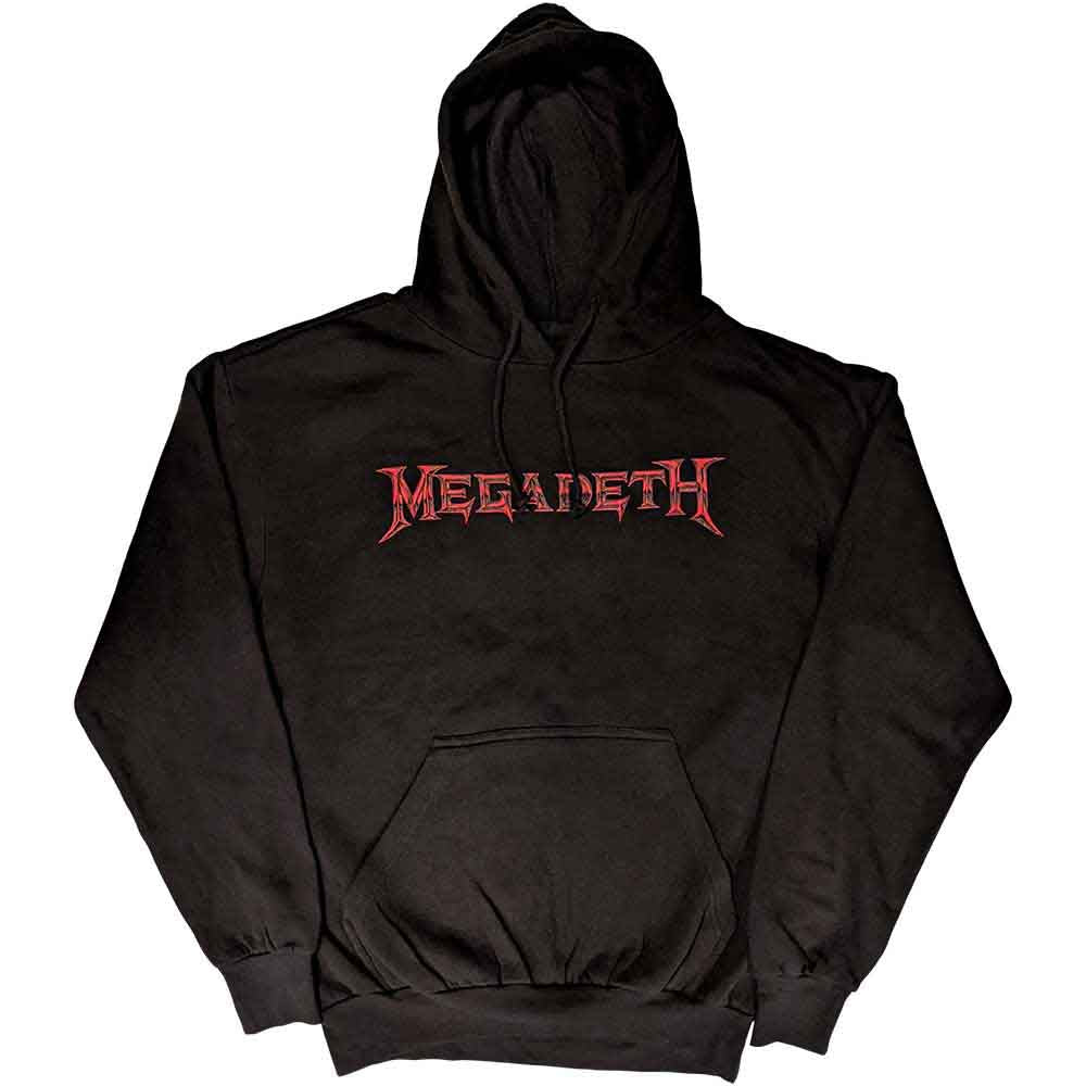 Megadeth Unisex Pullover Hoodie: Countdown To Extinction (Black) (Back Print)