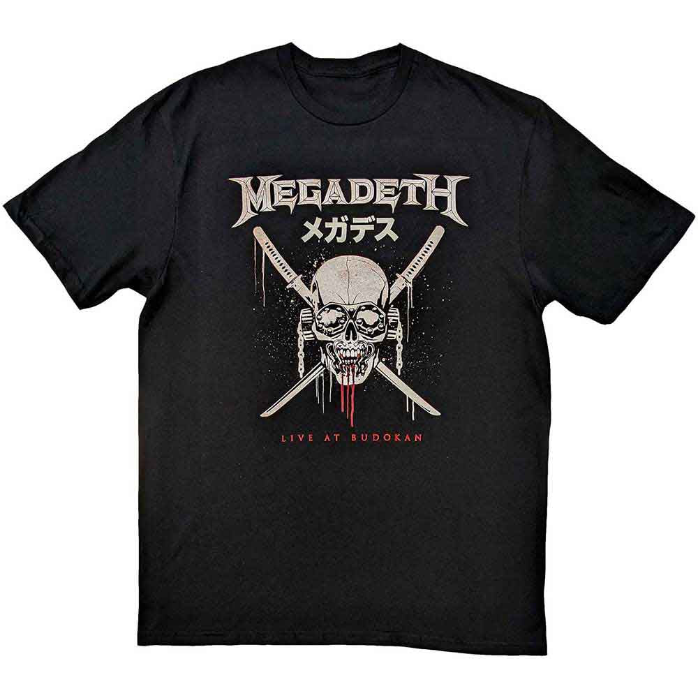 Megadeth Unisex T-Shirt: Crossed Swords (Black)