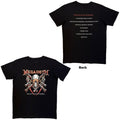 Megadeth Unisex T-Shirt: Killing Biz (Black) (Back Print)