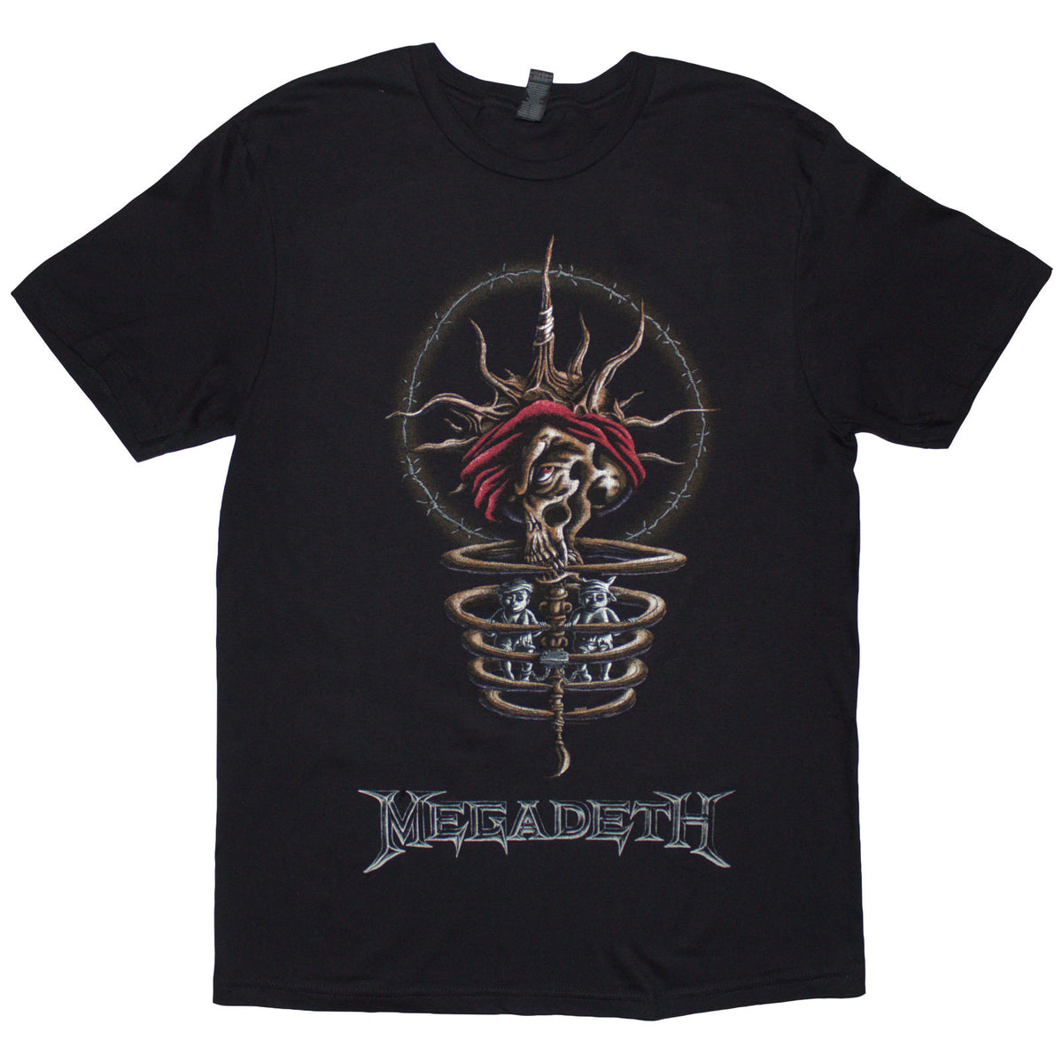 Megadeth Unisex T-Shirt: Youthanasia 1995 North American Tour (Black) (Back Print)