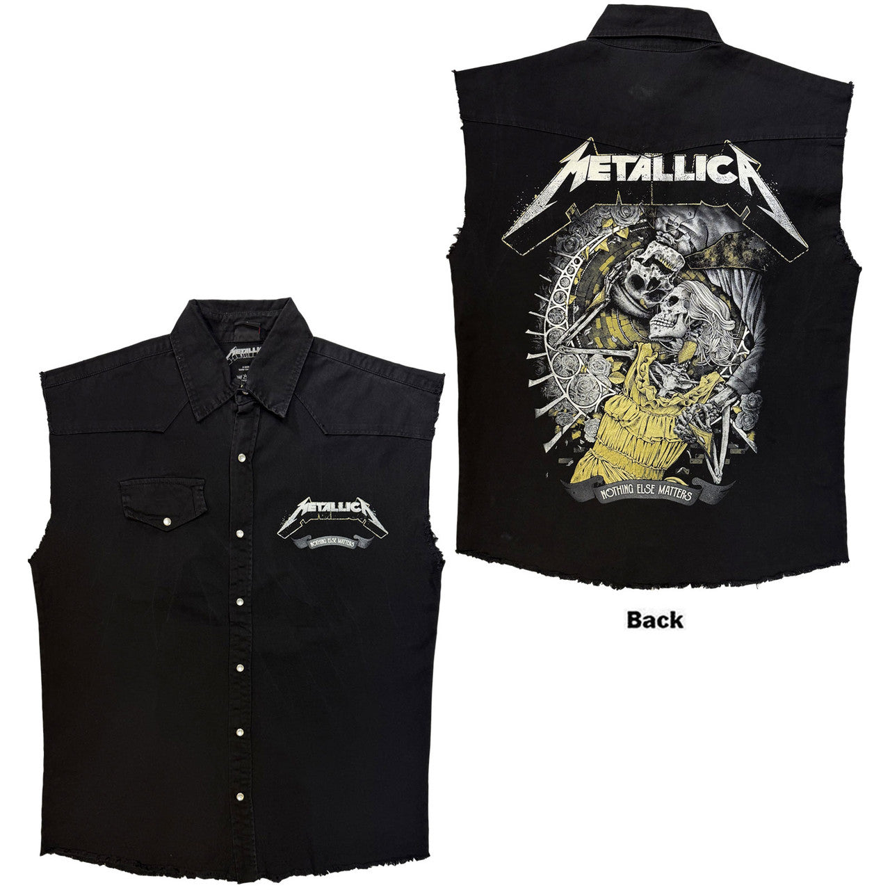 Metallica: Nothing Else Matters Sleeveless Worker (Black)