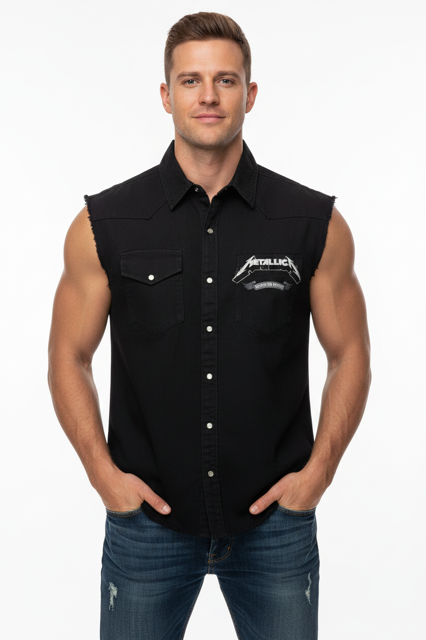 Metallica: Nothing Else Matters Sleeveless Worker (Black)
