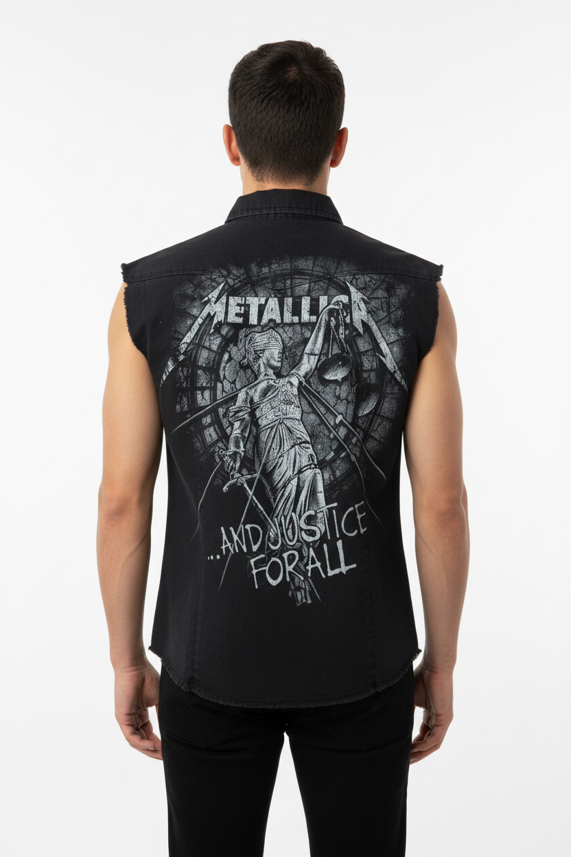 Metallica: Stoned Justice Sleeveless Worker (Black)