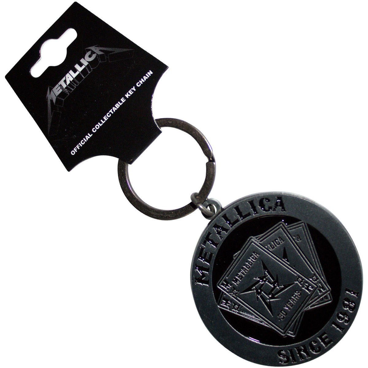 Metallica Keychain: 30th Anniversary Playing Card