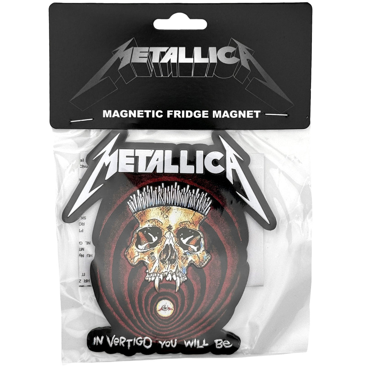 Metallica Fridge Magnet: In Vertigo Detail