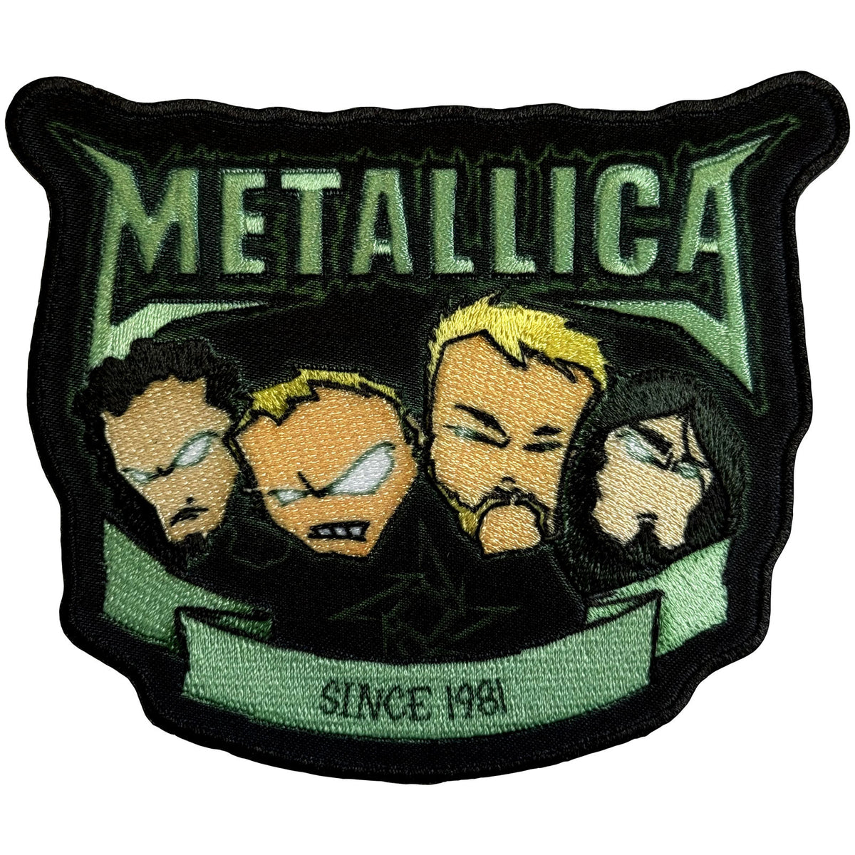 Metallica Woven Patch: Squindo Since '81