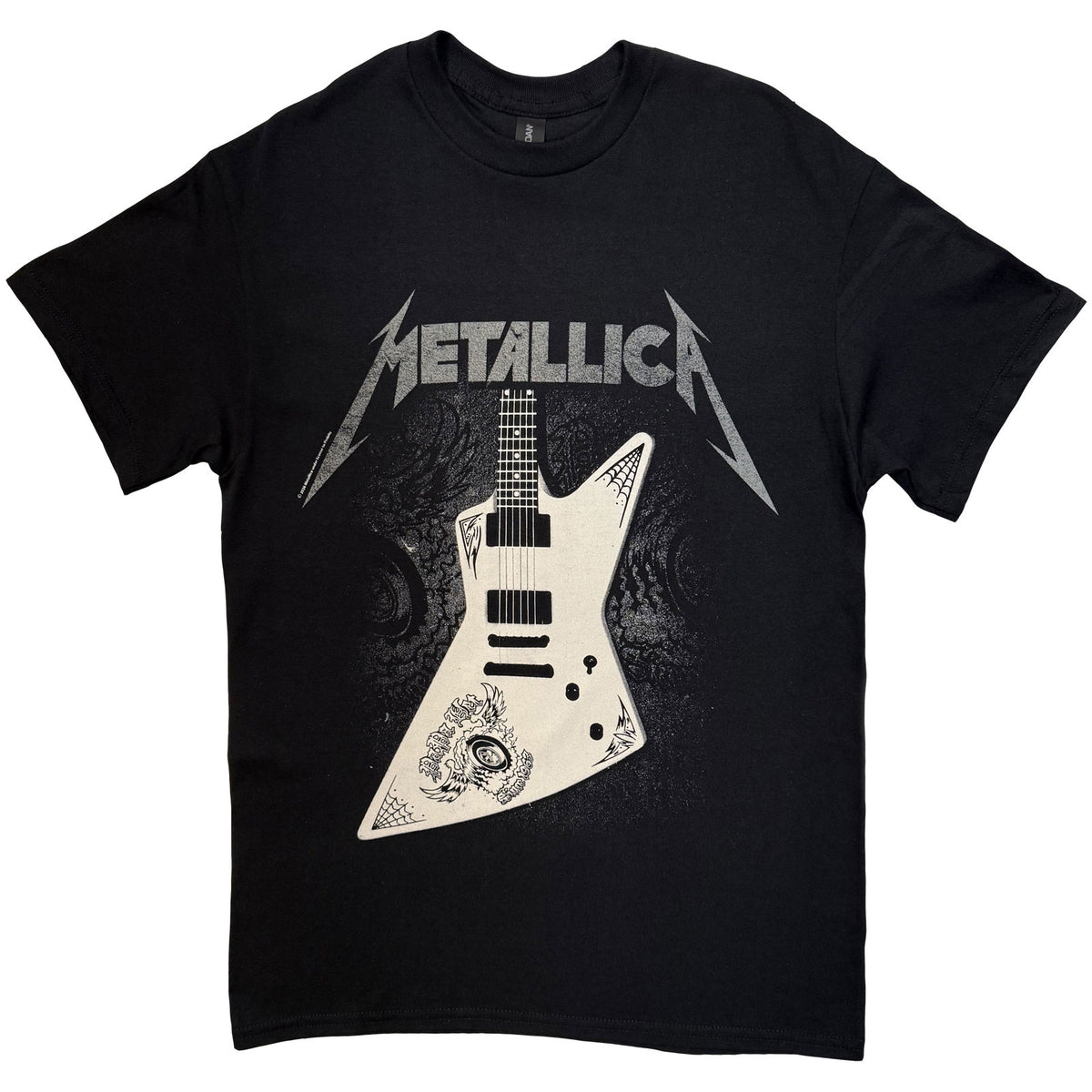 Metallica Unisex T-Shirt: Papa Het Guitar (Black)