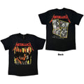 Metallica Unisex T-Shirt: Garage Photo Yellow (Black) (Back Print)