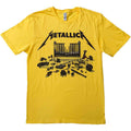 Metallica Unisex T-Shirt: 72 Seasons Simplified Cover (Yellow)