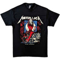 Metallica Unisex T-Shirt: Enter Sandman Poster (Black)