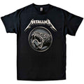 Metallica Unisex T-Shirt: Black Album Poster (Black)
