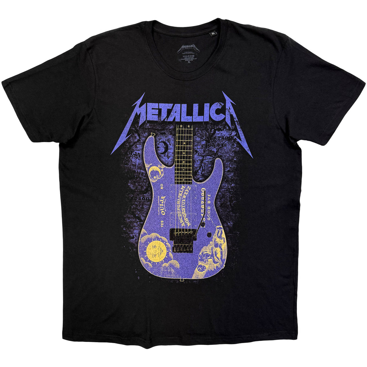 Metallica Unisex T-Shirt: Ouija Purple (Black)