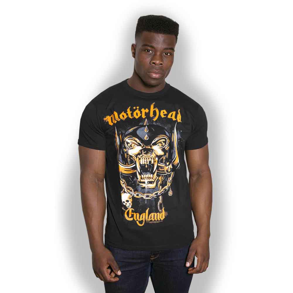 Motorhead Unisex T-Shirt: Mustard Pig (Black)