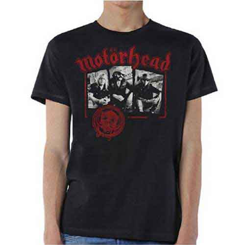 Motorhead Unisex T-Shirt: Stamped (Black)