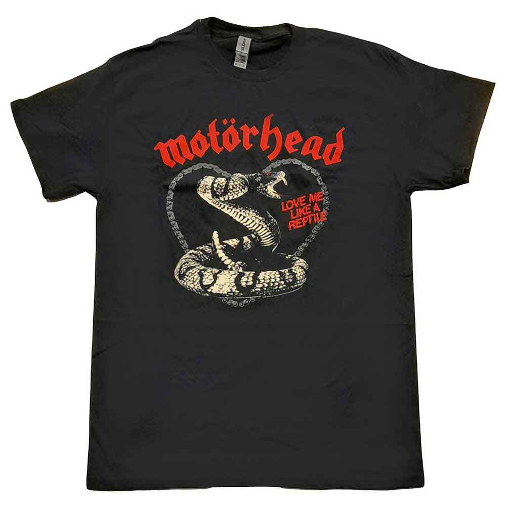 Motorhead Unisex T-Shirt: Love Me Like A Reptile (Black)